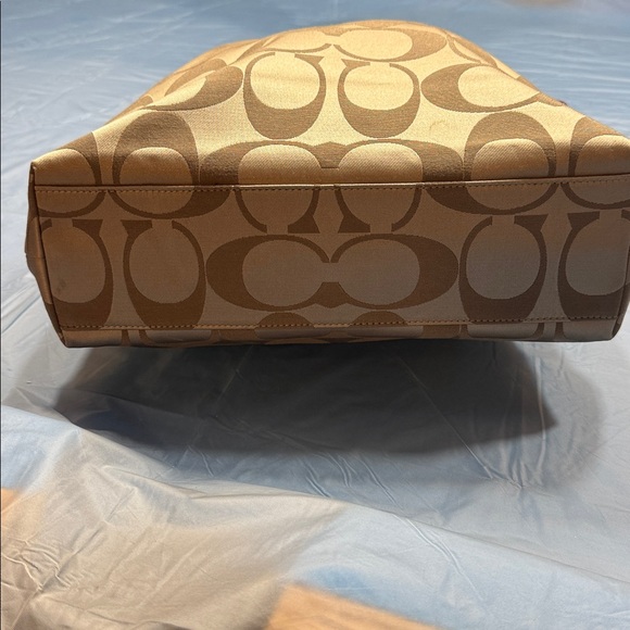 Coach Burgundy and Tan Signature Large Tote and now - Picture 9 of 9